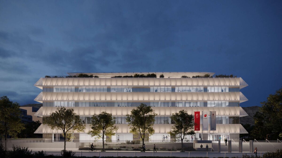 Φοιτητική εστία 1000 δωματίων στο campus του UNIC Athens στο Ελληνικό